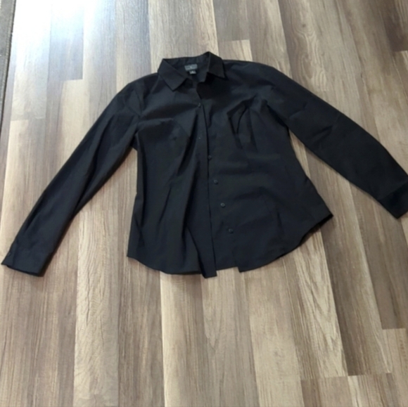 Worthington Button Up Black Dress Shirt - Picture 4 of 5